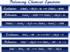 Balancing Chemical Equations Balancing chemical equations by ion-electron formula and oxidation number balance method in chemistry