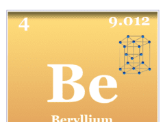 Beryllium Beryllium element symbol, periodic table properties