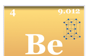 Beryllium Beryllium element symbol, periodic table properties