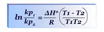 Van't Hoff equation at two temperature limits