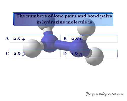 Chemistry quiz 5 or chemical bonding test MCQ questions with answers