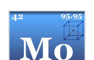 Molybdenum Molybdenum chemical element or transition metal symbol and the periodic table properties