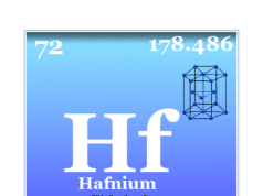 Hafnium Hafnium element chemical symbol and periodic table properties