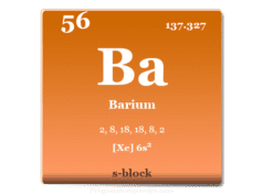 Barium Barium element or alkaline earth metal symbol Ba uses, side effects, electron configuration