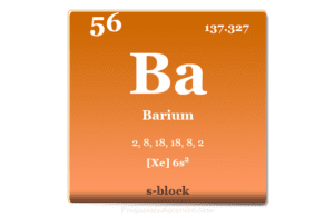 Barium Barium element or alkaline earth metal symbol Ba uses, side effects, electron configuration