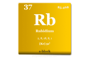 Rubidium Rubidium metal or element symbol Rb, properties and uses