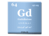 Gadolinium Gadolinium element or rare earth metal symbol Gd, uses, properties, and facts