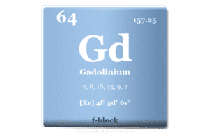 Gadolinium Gadolinium element or rare earth metal symbol Gd, uses, properties, and facts