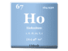 Holmium Holmium element or rare earth metal symbol Ho, uses, properties, and facts