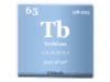 Terbium Terbium element or rare earth metal symbol Tb, uses, properties, and facts