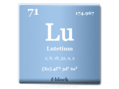 Lutetium Lutetium element uses in radionuclide cancer therapy, symbol Lu, facts, properties and price of rare earth metal Lutetium