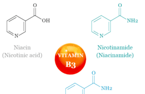 Vitamin B3 Vitamin B3 sources and supplements of Niacin, Nicotinamide, and Nicotinamide riboside with benefits, uses and deficiency